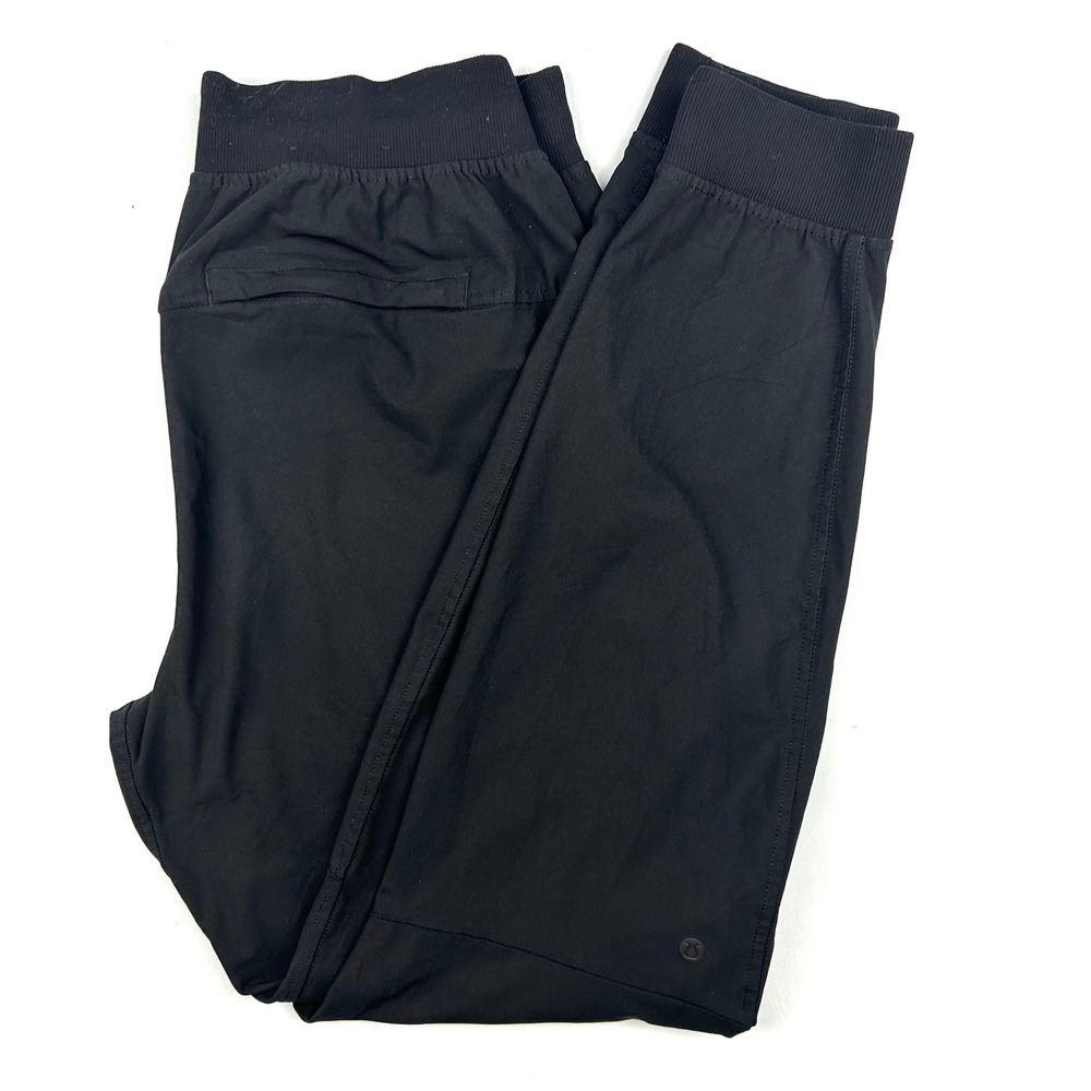 Lululemon ABC Jogger Mens Medium Black Tapered Activewear Pants M SAJLS